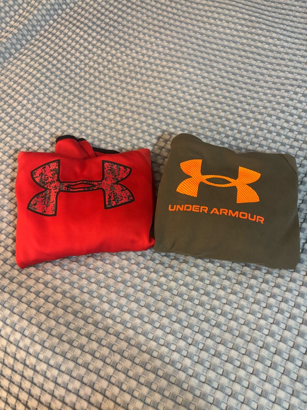 2 Boys Under Armor Hoodies